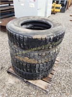(4)  22.5 Drive Tires