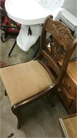 Roseback dining side chair