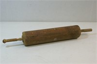 Very early hand made rolling pin; possibly mid to