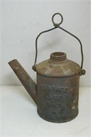 Rare cast iron furnace lamp; late 1800's by The