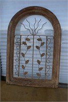 Old decorative window frame; no glass; pick up