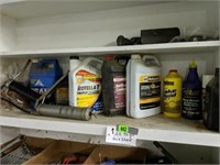 Misc oil, grease guns, partial quantities.