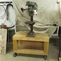 Duracraft 1/2" drill press on cart