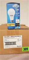 LED light bulbs/60w/9.5w/12 count case