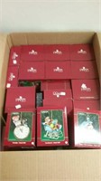 24 Carlton heirloom holiday ornaments dated