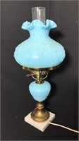 Fenton Robin Egg Blue Lamp
