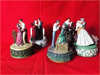 (5) Gone With The Wind Music Boxes