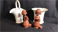 Goebel Candleholders And Misc Vases