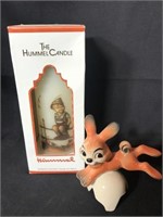 M.i. Hummel Candle And Goebel Figurine