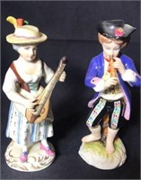Dresden Porcelain Musician Figurines