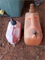 2 Pc Plastic Gas Cans