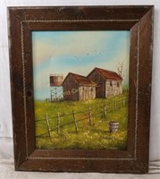 Phillip Cantrell Barn & Shed Original Painting Oil