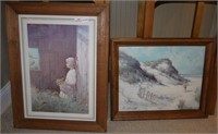 2 Framed Prints by A. Sehring,