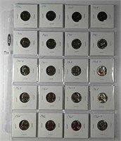 40  BU Jefferson Nickels  1956 - 1968-S