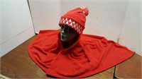 NEW Red Childrens Hat Cape