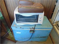 Floor Scale / Blue Cooler / Hamilton Beach Oven