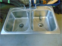 Double Stainless Steel Sink