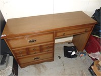 4 Drawer Wooden Desk - 46 x 16 x 30