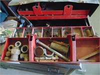 Antique Tool Box With Tools