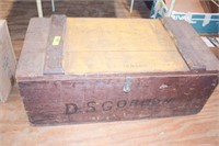 WOODEN TOOL BOX D.S. GORDON