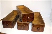 4 SEWING CABINET DRAWERS