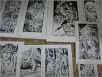 COLLECTION OF FANTASY ART LOT #4