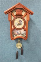 Thomas Kinkade's Timeless Memories Cuckoo Clock