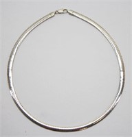 Sterling Silver 26.4g Necklace --Italy