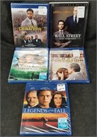 5 New Sealed Blu-ray Movies Wall Street & More