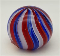 Dynasty Gallery Paperweight Red White Blue