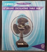 New Classic Breeze 12" Oscillating Table Fan