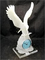 Crystalline Collection W Anina Eagle Clock Statue