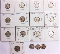 Coin High Grade Mercury Dimes