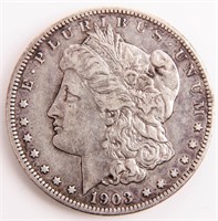 Coin 1903-S Morgan Silver Dollar Extra Fine