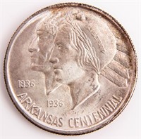 Coin 1935 Arkansas  Commemorative Half  Gem BU