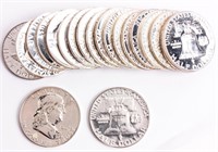 Coin 20 Mixed Date Franklin Half Dollars in Proof