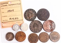 Coin Assorted U.S. Early Type Coin Collection
