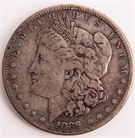 Coin 1889-CC  Morgan Silver Dollar in Fine+