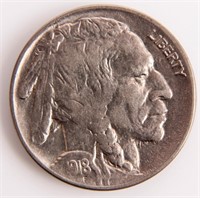 Coin 1918 Buffalo Nickel in Gem Brilliant Unc.