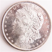 Coin 1878 8 TF Morgan Silver Dollar Gem BU