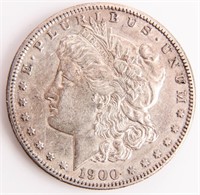 Coin 1900-S Morgan Silver Dollar in Choice XF