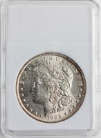 Coin 1903 Morgan Silver Dollar Brilliant Unc