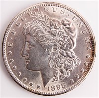 Coin 1898-S  Morgan Silver Dollar Gem BU