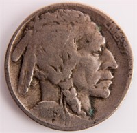 Coin 1925-D Buffalo Nickel in Very Fine Key Date