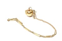 14K Gold Apple Charm / Pendant & Fob / Necklace