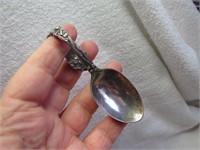 Ornate Vintage Sterling Silver Spoon