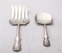 Whiting Silver "Louis XV" Serving Pieces, Vintage