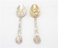 Gorham Silver "Versailles" Berry Spoons, 2