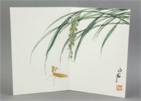Qi Baishi Chinese 1864-1957 Watercolor Paper