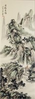 Wang Yun 20th Century Chinese Watercolor Scroll